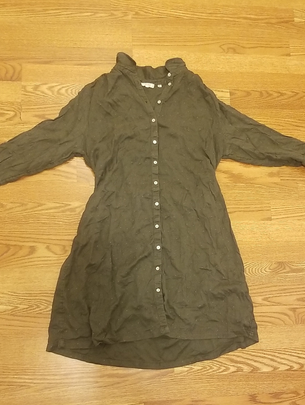 Fat Face Olive Green Shirt Dress